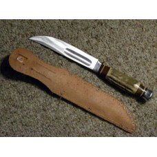 Carl Schlieper Solingen Germany Eye Stag Jim Bowie Sheath Knife- C. 1980's Carl Schlieper Solingen Germany Eye Stag Jim Bowie Sheath Knife- C. 1980's
