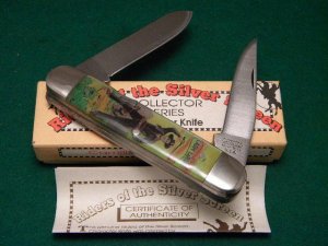 Camillus New York USA Riders of the Silver Screen CM8008 Lash LaRue Big Cigar Knife - NIB