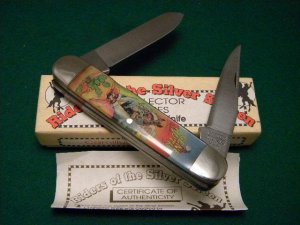 Camillus New York USA Riders of the Silver Screen CM8010 Gene Autry Big Cigar Knife - NIB