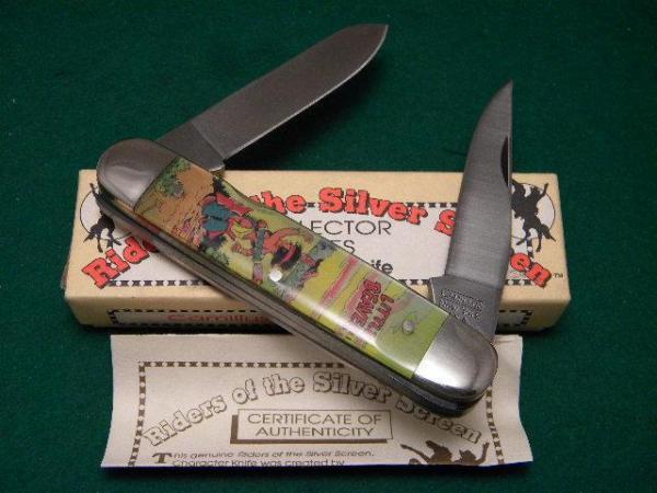 Camillus New York USA Riders of the Silver Screen CM8004 Little Beaver Big Cigar Knife - NIB Camillus New York USA Riders of the Silver Screen CM8004 Little Beaver Big Cigar Knife - NIB