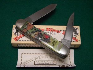 Camillus New York USA Riders of the Silver Screen CM8009 Zorro Big Cigar Knife - NIB
