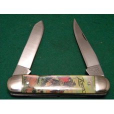 Camillus New York USA Riders of the Silver Screen CM8009 Zorro Big Cigar Knife - NIB Camillus New York USA Riders of the Silver Screen CM8009 Zorro Big Cigar Knife - NIB