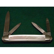 E Bruckmann Solingen Germany Pearl 4 Blade Pen Knife - C. 1891-1956 E Bruckmann Solingen Germany Pearl 4 Blade Pen Knife - C. 1891-1956