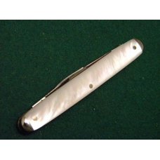 E Bruckmann Solingen Germany Pearl 4 Blade Pen Knife - C. 1891-1956