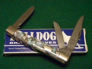 Bulldog Brand Solingen Germany Celluloid Stockman Knife - NIB