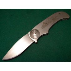 Wyoming Knife Corp. Powder River Folder Lockback Knife and Pouch - NIB