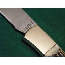 Gerber Portland, OR 97223 USA Folding Sportsman II Lockback Knife and Leather Pouch - NIB Gerber Portland, OR 97223 USA Folding Sportsman II Lockback Knife and Leather Pouch - NIB