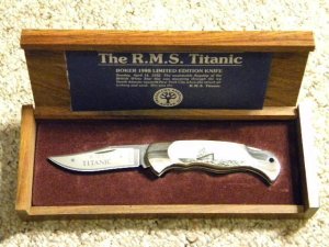 Boker Solingen Tree Brand 1988 Limited Edition The R.M.S. Titanic Lockback Knife - NIB