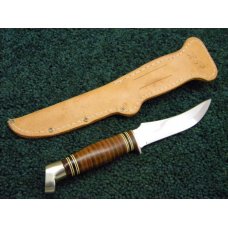 Boker Tree Brand USA 162 Stacked Leather Sheath Knife c.1950's-1960's Boker Tree Brand USA 162 Stacked Leather Sheath Knife c.1950's-1960's