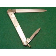 E Bruckmann Ohligs Solingen Germany Pearl Pen Knife - C. 1891-1956 E Bruckmann Ohligs Solingen Germany Pearl Pen Knife - C. 1891-1956