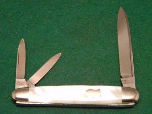 E Bruckmann Solingen Germany Pearl Whittler Knife - C. 1891-1956