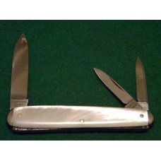 E Bruckmann Solingen Germany Pearl Whittler Knife - C. 1891-1956 E Bruckmann Solingen Germany Pearl Whittler Knife - C. 1891-1956