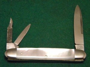 E Bruckmann Solingen Germany Pearl Whittler Knife - C. 1891-1956