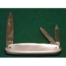 E Bruckmann Solingen Germany Pearl Whittler Knife - C. 1891-1956 E Bruckmann Solingen Germany Pearl Whittler Knife - C. 1891-1956