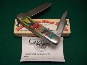 Camillus New York USA Riders of the Silver Screen CM8001 Tom Mix Big Cigar Knife - NIB