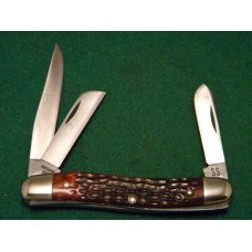 Case XX USA 1965-69 Bone First Model Stainless 6318 HP SSP Stockman Knife Case XX USA 1965-69 Bone First Model Stainless 6318 HP SSP Stockman Knife