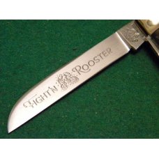 Fight'n Rooster Frank Buster Celebrated Cutlery Germany Horn 4 Blade Congress Knife - Rare Fight'n Rooster Frank Buster Celebrated Cutlery Germany Horn 4 Blade Congress Knife - Rare