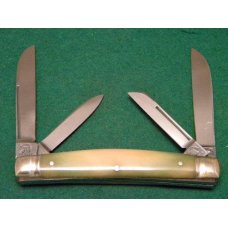 Fight'n Rooster Frank Buster Celebrated Cutlery Germany Bone 4 Blade Congress Knife - Rare Fight'n Rooster Frank Buster Celebrated Cutlery Germany Bone 4 Blade Congress Knife - Rare