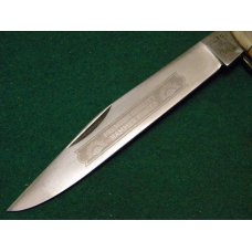 German Eye Solingen Germany 3 Eye Big Yellow Stockman Knife German Eye Solingen Germany 3 Eye Big Yellow Stockman Knife