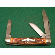 Boker USA Tree Brand 1976 Olde Stag 70488 Delrin Stockman Knife - NIB Boker USA Tree Brand 1976 Olde Stag 70488 Delrin Stockman Knife - NIB