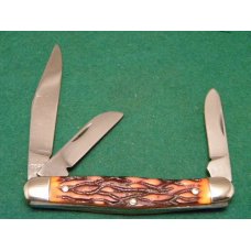 Boker USA Tree Brand 1976 Olde Stag 70488 Delrin Stockman Knife - NIB Boker USA Tree Brand 1976 Olde Stag 70488 Delrin Stockman Knife - NIB