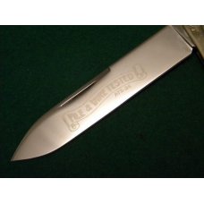 Schatt & Morgan Titusville PA. Bone 04121L File & Wire Swing Guard Lockback Knife - NIB Schatt & Morgan Titusville PA. Bone 04121L File & Wire Swing Guard Lockback Knife - NIB