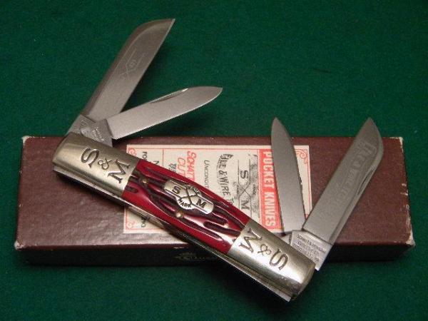 Schatt & Morgan Titusville PA. Bone 044431 File & Wire Congress Knife - NIB Schatt & Morgan Titusville PA. Bone 044431 File & Wire Congress Knife - NIB