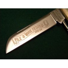 Schatt & Morgan Titusville PA. Bone 044431 File & Wire Congress Knife - NIB Schatt & Morgan Titusville PA. Bone 044431 File & Wire Congress Knife - NIB