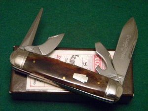 Schatt & Morgan Titusville PA. 2006 Bone 0442SK Utility / Scout Knife 1 of 100 - NIB