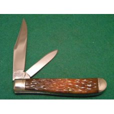 Schatt & Morgan Titusville PA. 1991 Bone 042151 Mini Trapper Knife - NIB Schatt & Morgan Titusville PA. 1991 Bone 042151 Mini Trapper Knife - NIB