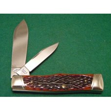 Schatt & Morgan Titusville PA. 2005 Bone 042240 Gunstock 2 Blade Knife 1 of 100 - NIB Schatt & Morgan Titusville PA. 2005 Bone 042240 Gunstock 2 Blade Knife 1 of 100 - NIB