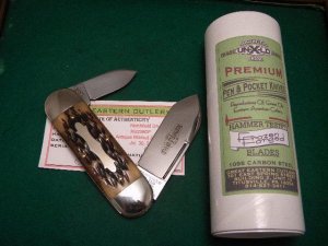 Great Eastern Cutlery Northfield Un-X-LD 2009 Bone 362209DP Elephant Toe Knife 1 of 50 - NIB