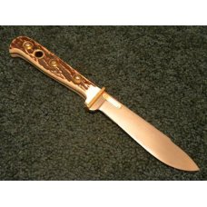 Puma Germany Stag 6378 Puma - Outdoor Sheath Knife c.1982 Puma Germany Stag 6378 Puma - Outdoor Sheath Knife c.1982