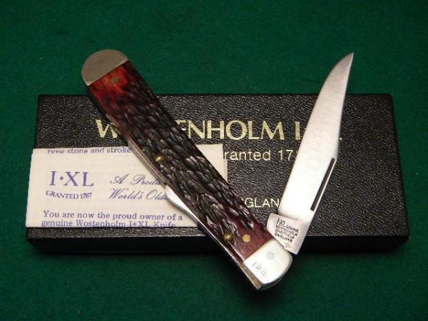 I* X.L. George Wostenholm Sheffield England Bone Lockback Knife - NIB I* X.L. George Wostenholm Sheffield England Bone Lockback Knife - NIB