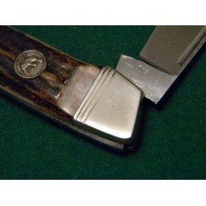 Hen and Rooster Bertram Cutlery Solingen Germany Stag 182 DS Canoe Knife c. 1980's - NIB Hen and Rooster Bertram Cutlery Solingen Germany Stag 182 DS Canoe Knife c. 1980's - NIB