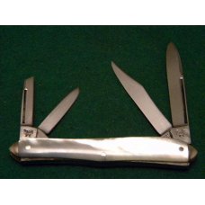 Hen and Rooster Bertram Cutlery Solingen Germany Pearl 4 Blade Knife c. 1980's - NIB Hen and Rooster Bertram Cutlery Solingen Germany Pearl 4 Blade Knife c. 1980's - NIB