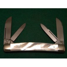 Hen and Rooster Bertram Cutlery Solingen Germany Pearl 124 MP Congress Knife c. 1980's - NIB Hen and Rooster Bertram Cutlery Solingen Germany Pearl 124 MP Congress Knife c. 1980's - NIB