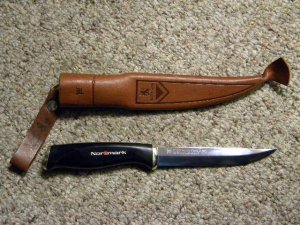Fiskars Finland Normark SS Fish Knife with Sheath