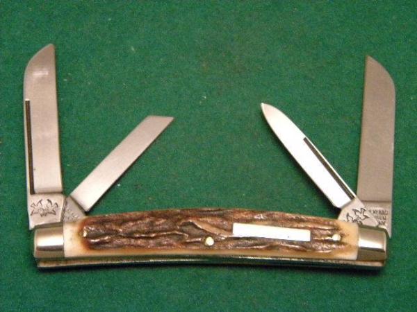 Robt Klass Solingen Germany Love Birds Stag Congress Knife