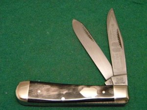 Bulldog Brand Solingen Germany Horn Mini Trapper Knife