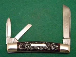 Fight'n Rooster Frank Buster Celebrated Cutlery Germany Bone Congress Whittler Knife