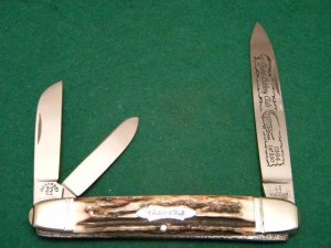 Kissing Crane Robt Klass Solingen Germany 1984 Gator Cutlery Club Stag Anglo Saxon Whittler Knife