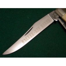 Battle Axe Brand USA (Made by Queen) Stag Trapper Knife