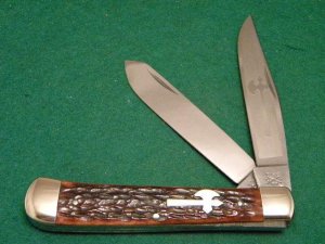 Battle Axe Brand Shouse & Hardin Germany Bone Trapper Knife