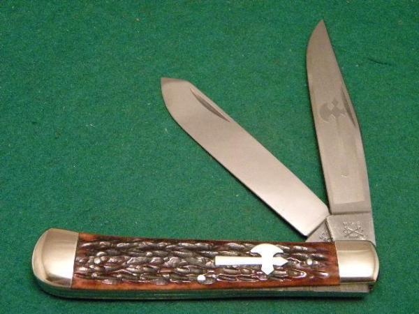Battle Axe Brand Shouse & Hardin Germany Bone Trapper Knife Battle Axe Brand Shouse & Hardin Germany Bone Trapper Knife
