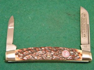 Kissing Crane Robi Klass Solingen Germany KC 1429 Bone 2 Blade Congress Knife