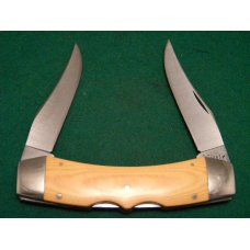 Case XX SS USA 10 Dot (1980) Yellow Micarta Texas Lockhorn Double Lockback Knife Case XX SS USA 10 Dot (1980) Yellow Micarta Texas Lockhorn Double Lockback Knife