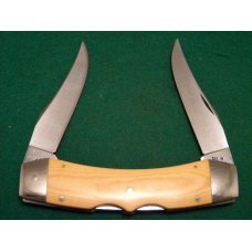Case XX SS USA 10 Dot (1980) Yellow Micarta Texas Lockhorn Double Lockback Knife Case XX SS USA 10 Dot (1980) Yellow Micarta Texas Lockhorn Double Lockback Knife