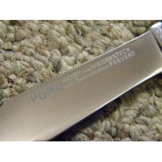 Puma Germany Stag Super Set Knives with the Original Green Leather Sheath c.Pre-1964 Puma Germany Stag Super Set Knives with the Original Green Leather Sheath c.Pre-1964