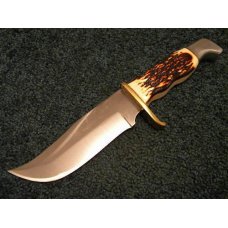 Schrade Walden NY USA Staglon 171UH Pro Hunter Fixed Blade Sheath Knife Birds Head Pommel - NIB